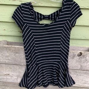 Bow Peekaboo Dress Top